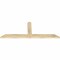 Ekena Millwork Portland Rough Sawn Timber Gable Bracket, Douglas Fir, 60"W x 22"H x 2"D x 4"F, 9/12 Pitch GBW060X22X0204POR00RDF - alternate 3